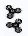 Spintoy Hand Spinner Fidget Toy,Pack of 2 (Black,Grey:Glow in the Dark it's Green)