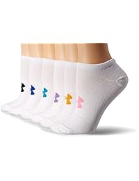 Under Armour - Calcetines para mujer, diseño con logotipo grande