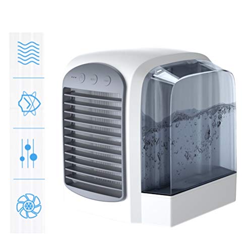 Mini air conditioner, 3 in1 USB Port 3 Power Levels Portable Air Conditioner for Room Bedroom Home Camping