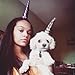 MarJunSep 10 Pcs Unicorn Horn Headbands for Kids & Toddlers Party Decoration or Halloween Cosplay Costume