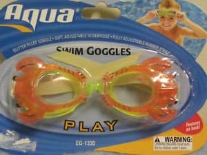 Dolfino Child Glitter Swim Goggles - Lobster