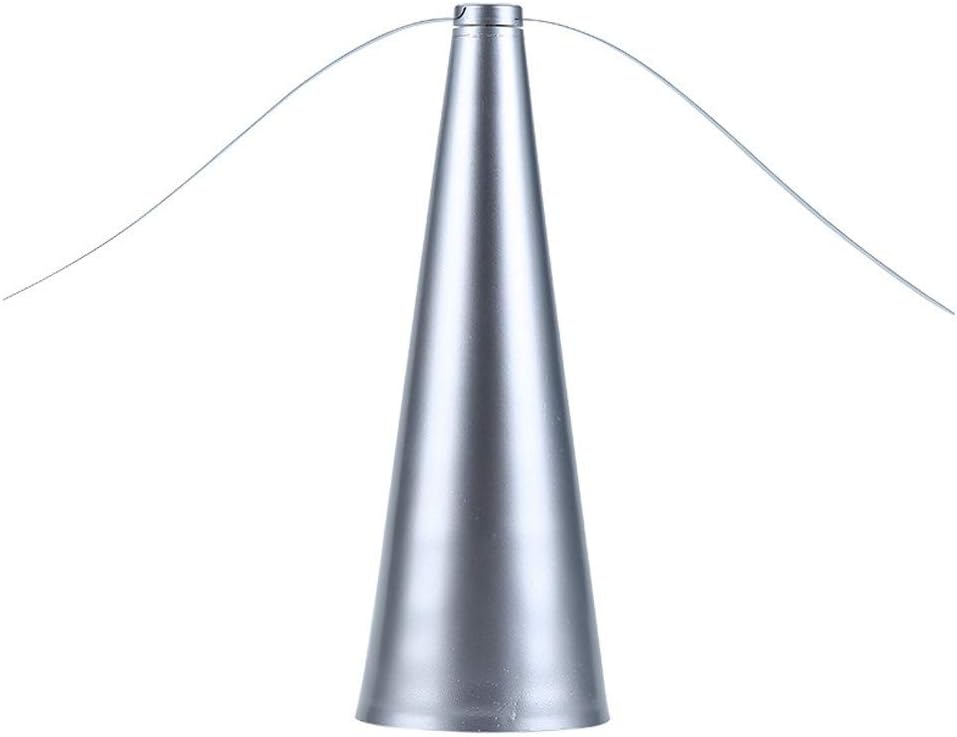 GJK-SION Fly Repellent Fan by Shooaway - Keep Flies and Bugs Away from Your Food Without Using Chemicals - Enjoy Outdoor Meal Fullest (Silver)