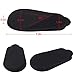 Dr. Foot’s Orthopedic Medial & Lateral Heel Wedge Silicone Insoles for Supination & Pronation - O/X Type Leg Corrective Gel Adhesive Inserts - 2 Pairs (Black)