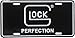 Glock Perfection License Plate, Black