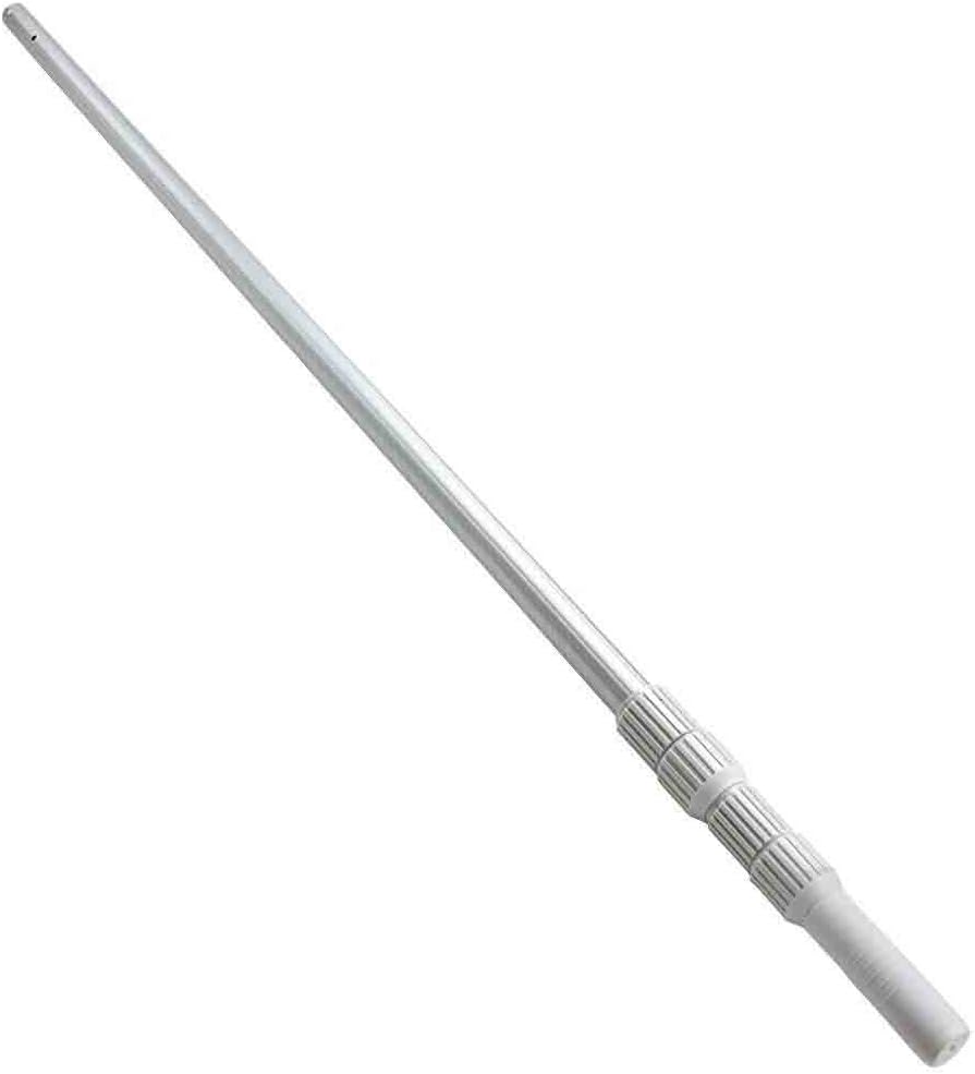 Poolpurer 20FT Anodized Telescopic Pole, 3 Sections Deluxe Aluminum Swimming Pool Pole
