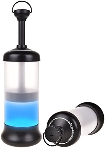 YJY Multifunction LED Camping Lantern Rechargeable Vehicle Mounted Travel Light, Car Beacon Light Emergency Flashlight Vehicle Hazard Strobe Light, Night Light Colorful Mood Lamp(Black, 1Pcs)