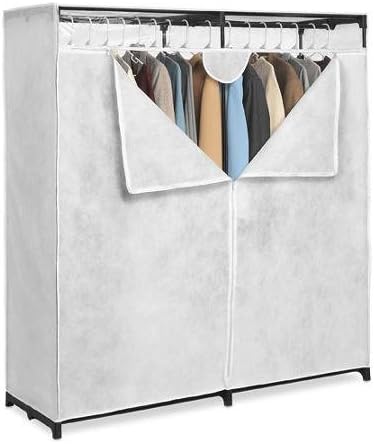 Whitmor White 60-inch, Extra-Wide Clothes Closet
