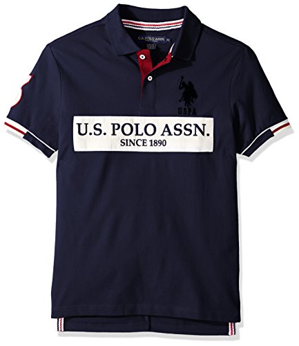 U.s. polo assn. men s slim fit color block short sleeve…