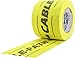 ProTapes Cable Path Cured Rubber Resin Zone Coated Gaffers Tape, 12.5 mil Thick, 30 yds Length, 4