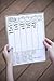 YARD FARKLE SCORE CARDS with Rules on the back- Laminated Farkle Score Card, Reusable Score Card, Size- 8.5