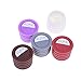 KLOUD City Pack of 5 Candy Colors Food Graded Durable Silicone Wine Beer Beverage Glass Bottle Caps Stoppers Sealer Cover