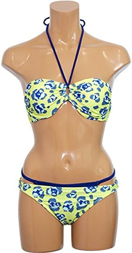 水着 レディース水着 Moussy マウジー パンサー柄バンドゥー水着 9号 ビキニ 水着 みずぎ ミズギ バンドゥビキニ ビキニ セパレーツ 通販 Amazon