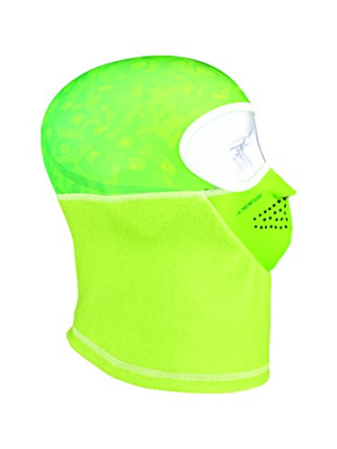 Seirus Innovation Junior Combo Thick N Thin Neofleece Headliner Neck Protection, Lizard Green, X-Small