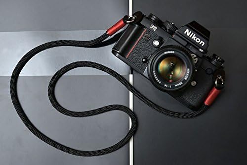 TorMake Black camera strap neck strap Shoulder Strap from rope decorate leather and color thread for leica,canon, fuji ,Nikon ,olympus,sony,Lumix,pentax