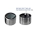 EcoCity Solar Lights Outdoor Garden Lights Landscape Pathway Lights Stainless Steel 12-Pack (Gunmetal)