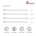 Multi USB Cable, COSOOS Multiple Charging Cables Include 2 lPhone Lighting, 1 USB Type C and 1 Micro USB Cords Compatible with iPhone 11/11 Pro/11 Pro Max/XS/X/8/7/6, Android, Samsung, Power Bank