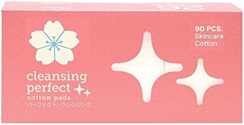 Make-up Remover Cotton Pads - 100% Cotton, Feathery Soft, 90 Pads