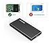 Nekteck Aluminum mSATA to USB 3.1 SSD Enclosure Adapter Case with USB Type C Interface for mSATA Internal Solid State Drive Hard Drive - Black