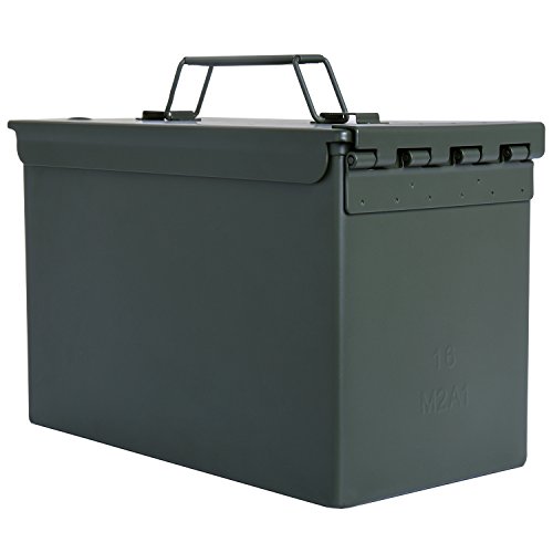 Ivation Ammo Can, Box Storage Airtight & Waterproof Stackable Storage