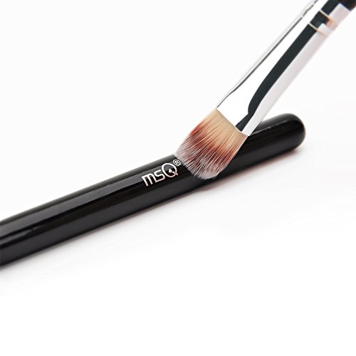 MSQ Eye Brushes 6pcs Eyeshadow Set Eyebrow Brush Makeup Brushes Eyeliner Brush for Eyeshadow, Eyebrow, Eyeliner, Blending, Concealer-Black (6PCS Eye Brush) - Thumbnail 3