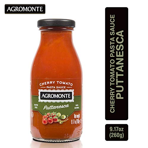 Agromonte Authentic Italian Cherry Tomato Pasta Sauce (Puttanseca) with Olives and Capers - Taste of Italy Gourmet Foodie and Chef Gift - Certified Kosher, Gluten-Free, All Natural 9.17oz (single) - Thumbnail 6