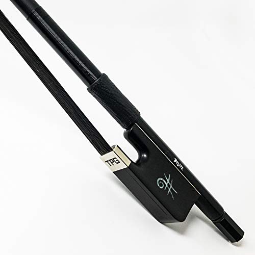 The Piano Guys Bruce Carbon Fiber Viola Bow | Full Size 4/4 Bows With Inlaid Ebony Frog & Premium Aduu Horse Hair - Thumbnail 3