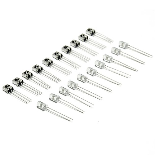 Gikfun Infrared Diode Led IR Emission and Receiver for Arduino (Pack of 10 pairs) EK8460