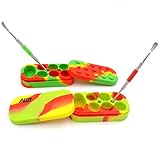 SILICONE ALLEY 2 Carving Tool + 2 Tie Dye-colored