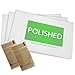 Polished Jewelry Polishing Cloths, Professional Shine in 1-Minute! Set of 3 Jewelry Cleaner Cloths + 2 Anti-Tarnish Storage Bags | Soft Cotton, Non-Scratch Ring Cleaner + Gold, Diamond, Silver Cleaner