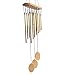 FGN Wind Chimes,Musical Wooden Wind Bell, 22” Amazing Grace Wind Chimes for Garden Outdoor Home Decor with Beautiful Sound,Golden
