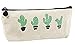 Blue Panda Pencil Bags- Set of 4 Pencil Pouch Organizers for Home and Office, Ideal for Students, Travel Cosmetic Makeup Bag for Women, 4 Designs, 8 x 3.5 x 1 Inches
