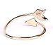 New Women Girl Gold Silver Fashion Adjustable Arrow Open Knuckle Ring Jewelry