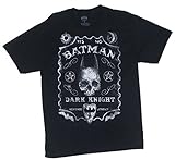 Batman Ouija Board Adult Black T-Shirt (Adult Medium)