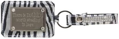 Grandway Honduras Zebra Luggage Tag There Is Nothing Worth Stealing In Here by Grandway Honduras