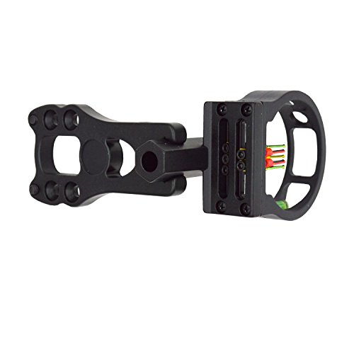 image for Gazeer Archery Accessory Combo, 5 Pin Bow Sight with Level and Light, 
