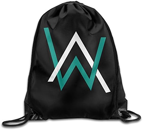 QIDAMIAO Alan Walker Classic Logo Drawstring Backpack/Bags
