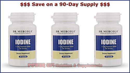 UPC 813006016148, *90-DAY SUPPLY* Dr. Mercola Iodine (1.5 mg Potassium Iodide per serving)