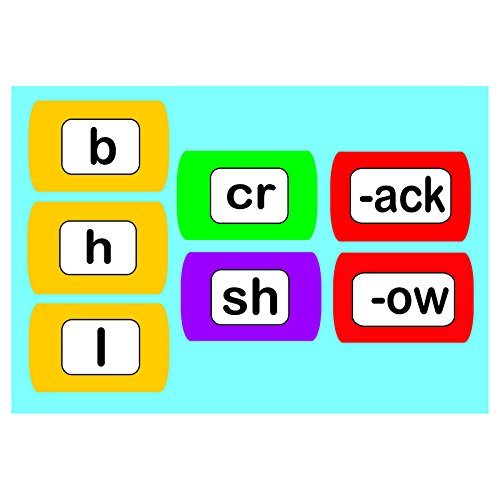 Ashley Productions Word Chunking Foam Magnets