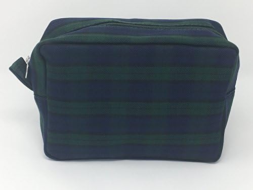Personalized Dopp Kit, Custom Toiletry Bag, Personalized Dopp Kit, Blackwatch Plaid Dopp Kit