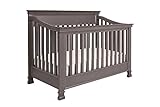 Million Dollar Baby Classic Foothill 4-in-1 Convertible Crib With Toddler Rail, Weathered Grey