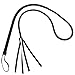 BESTOYARD 5.2ft Black Whip Catwoman Whip Costume Decor Accessories