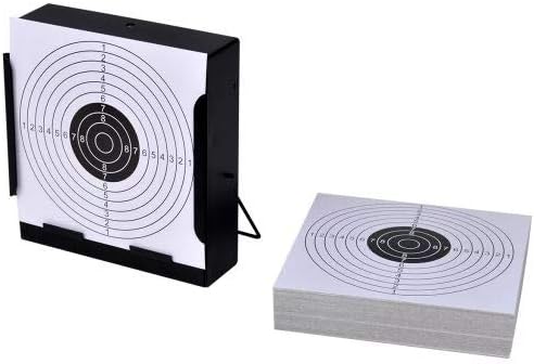 Comfyleads Square Target Holder Pellet Trap Paper Targets 5.5 Inches 100 Targets