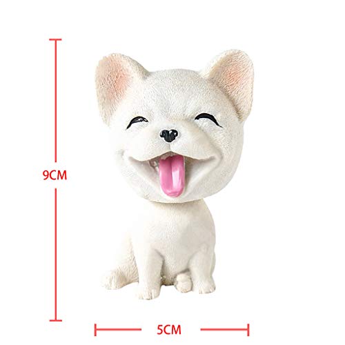 Glumes Mini Bobble-Head Dashboard Dog Toy Bobble Head Figures for Car Dashboard Desk Office Decoration Creature Bobblehead Home And Auto Decor