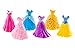 Playkids Disney Princess Little Kingdom MagiClip Fashion Set - 2 Sets of the 3 Dress Set for all 6 Princesses