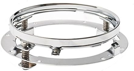 iPerfect 7 inch Round Mounting Bracket Ring for 7" LED Projector Head Light for Harley Davidson