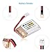 Powerextra 6Pcs 3.7V 150MAH RC Battery with 6-Port Charger Compatible with JJRC H36 Eachine E010 GoolRC T36 NIHUI NH010 RC Li-PO Battery