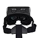 CUDEVS 3D VR Glasses,VR Headset Virtual Reality with Adjustable Len for iPhone 5 5s 6 6s 7 plus Samsung S5 S6 Edge Note 3 4 5 and 3.5-6.0 inch Smartphone for 3D Movies and Games (VR with Remote)