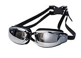 MIGAGA Unisex Anti Fog Swim Goggle with Nose Clip and Earplugs