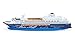 Siku 1726 - Ship 1, Vehicles, Blue/White