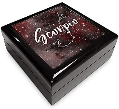 Gorgeous Zodiac Horoscope Jewelry/Memory Box (Scorpio)